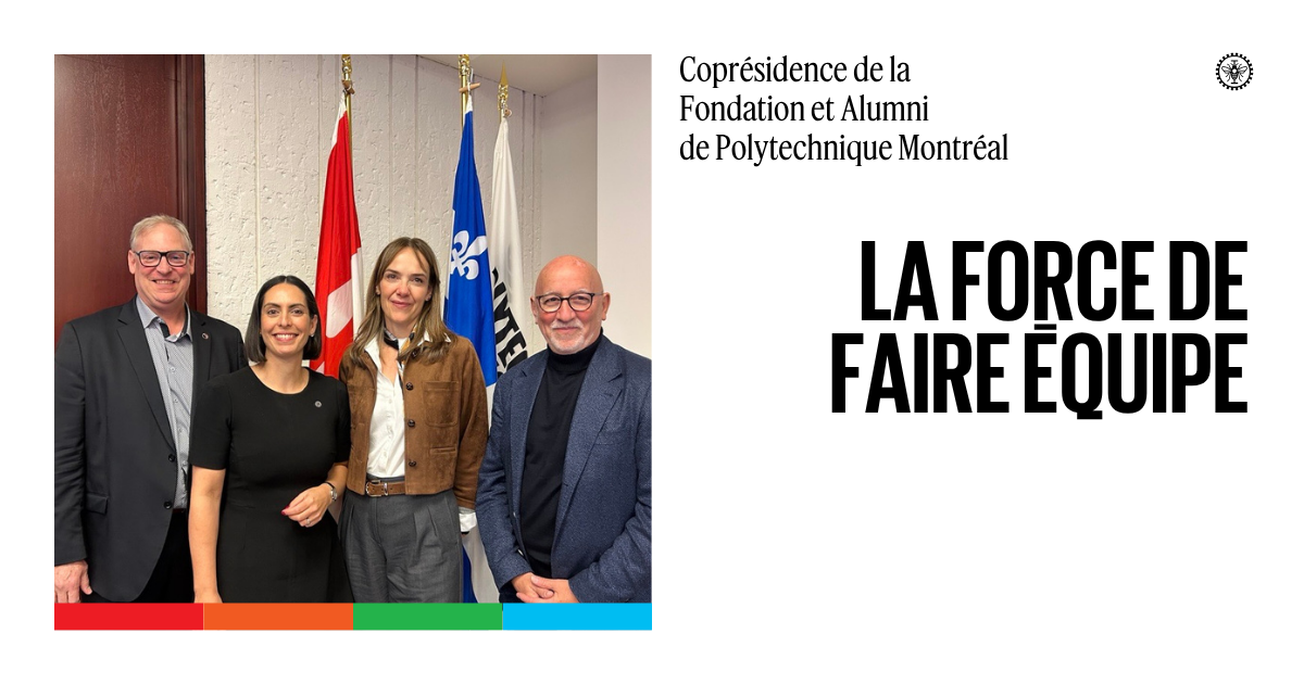 Coprésidence Fondation et Alumni de Polytechnique Montréal