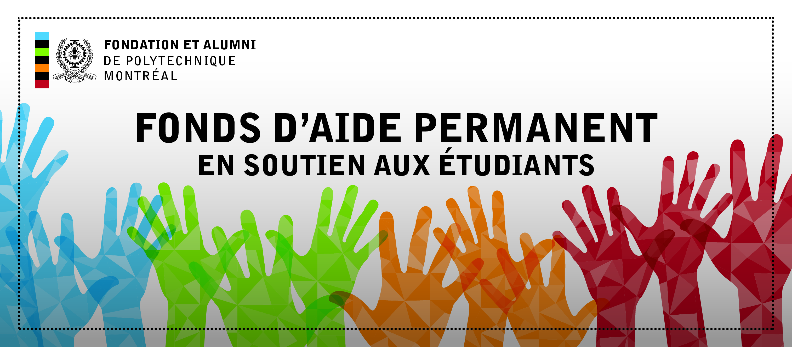 Un fonds d’aide permanent pour soutenir nos étudiants tout au long de leur parcours