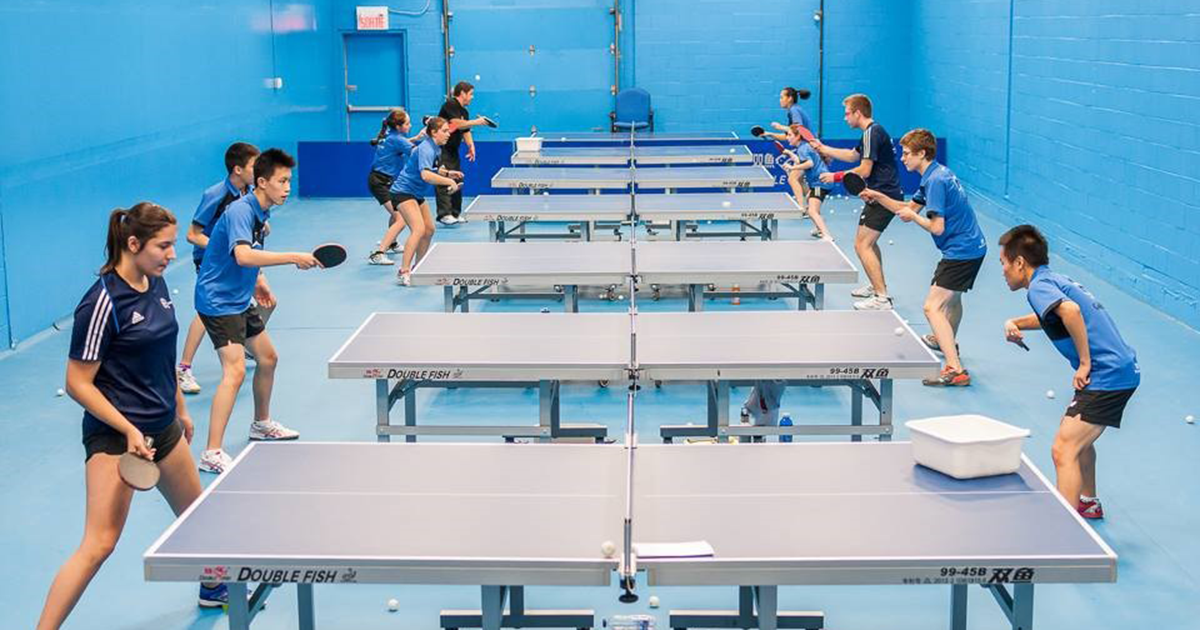 Photo match de tennis de table